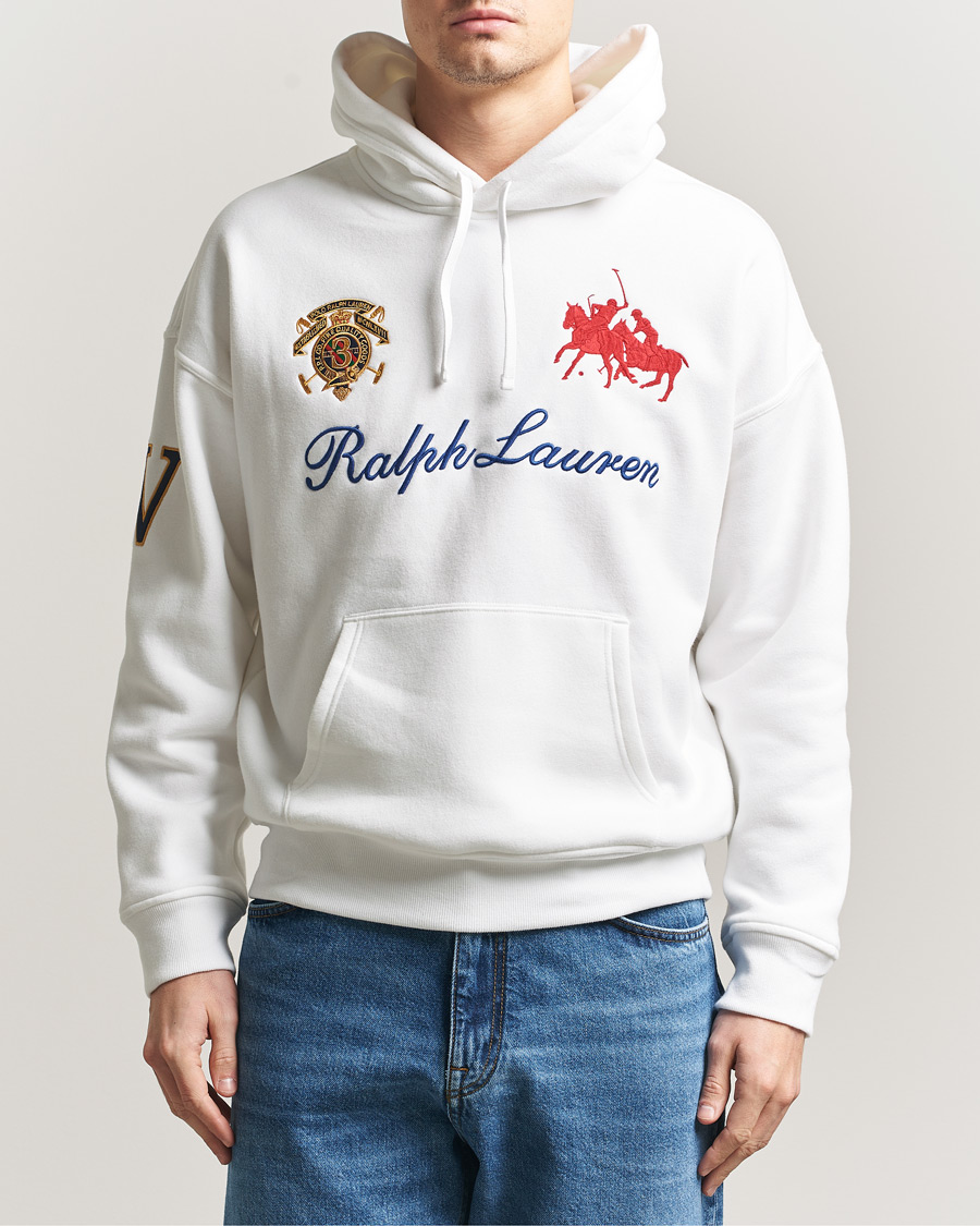 Herre | Trøjer | Polo Ralph Lauren | Magic Fleece Logo Hoodie White