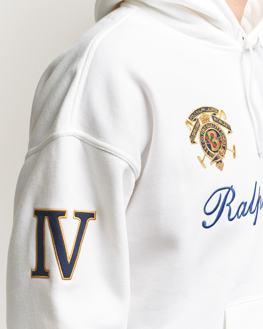 Herre | Trøjer | Polo Ralph Lauren | Magic Fleece Logo Hoodie White