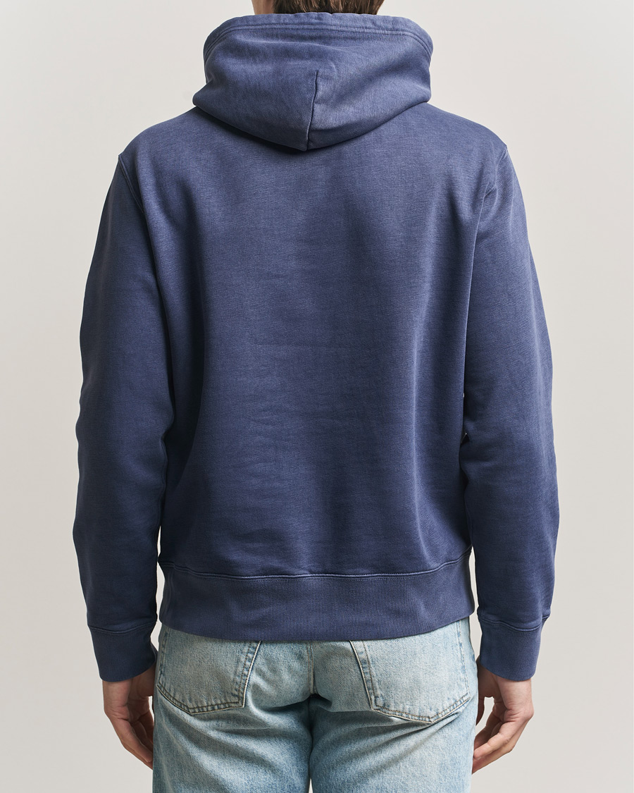 Herre | Trøjer | Polo Ralph Lauren | Vintage Fleece Logo Hoodie Dark Cobalt