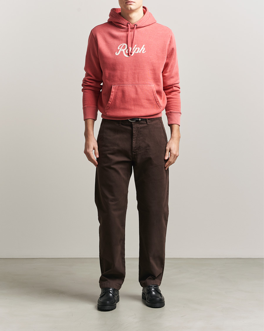Herre | Trøjer | Polo Ralph Lauren | Vintage Fleece Logo Hoodie Nantucket Red