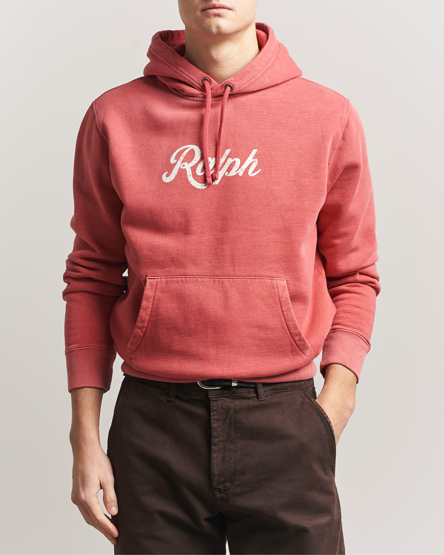 Herre | Trøjer | Polo Ralph Lauren | Vintage Fleece Logo Hoodie Nantucket Red