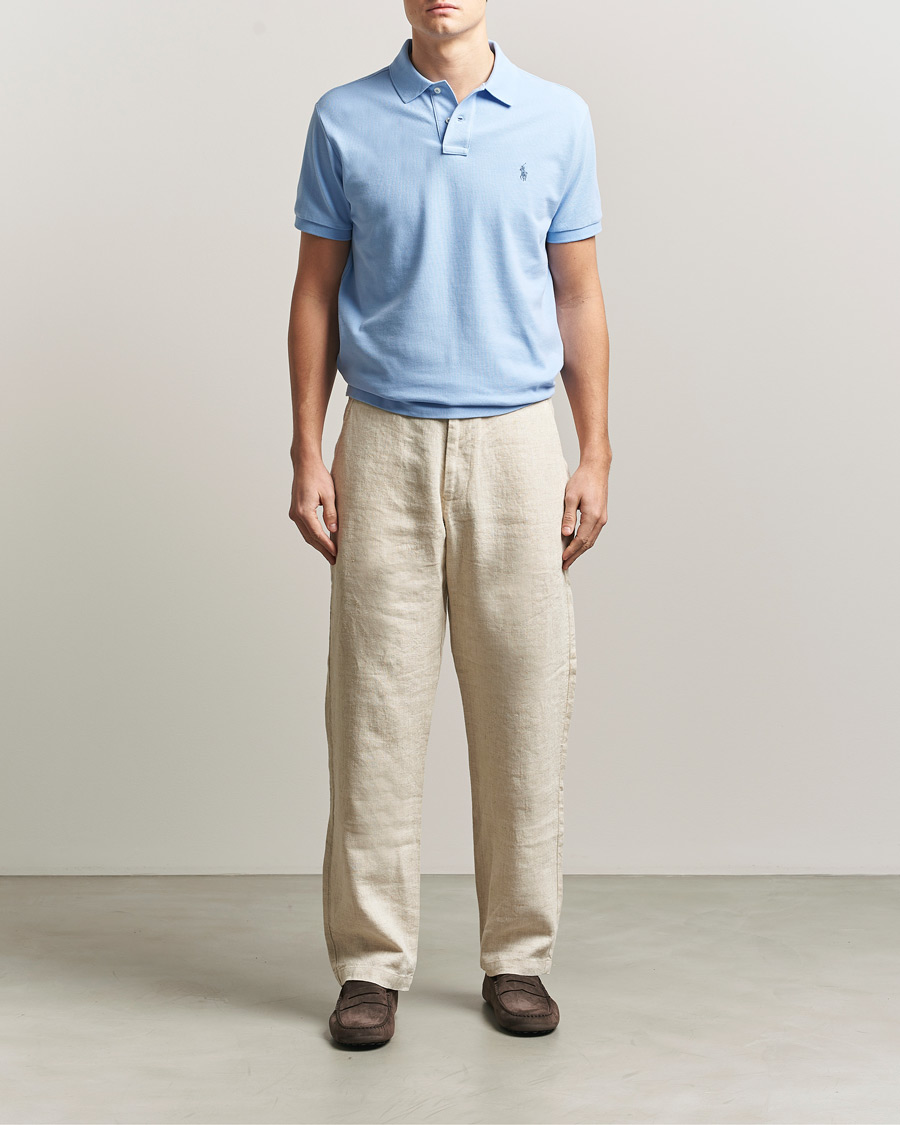 Herre | Polotrøjer | Polo Ralph Lauren | Custom Slim Fit Polo Austin Blue