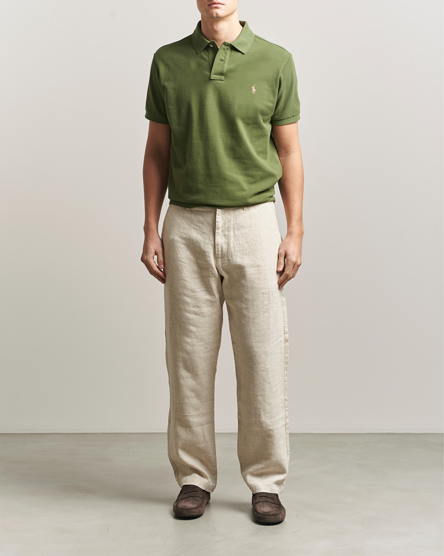 Herre | Polotrøjer | Polo Ralph Lauren | Custom Slim Fit Polo Supply Olive