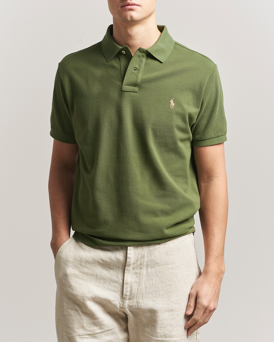Herre | Polotrøjer | Polo Ralph Lauren | Custom Slim Fit Polo Supply Olive