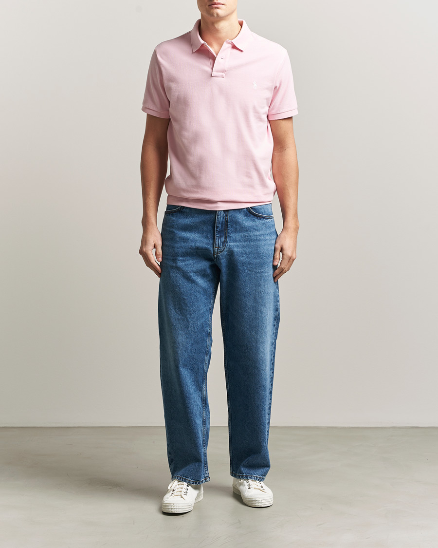Herre | Polotrøjer | Polo Ralph Lauren | Custom Slim Fit Polo Garden Pink