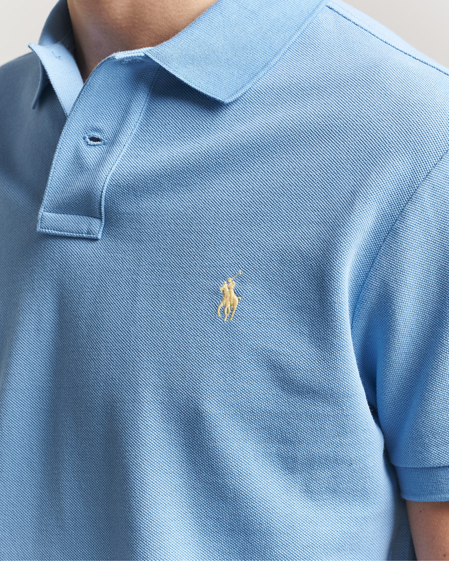 Herre | Polotrøjer | Polo Ralph Lauren | Custom Slim Fit Polo Bristol Blue