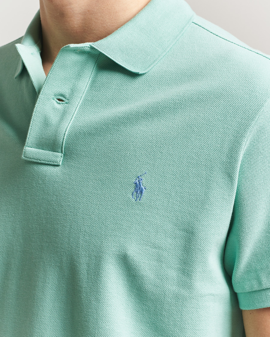 Herre | Polotrøjer | Polo Ralph Lauren | Custom Slim Fit Polo Celadon