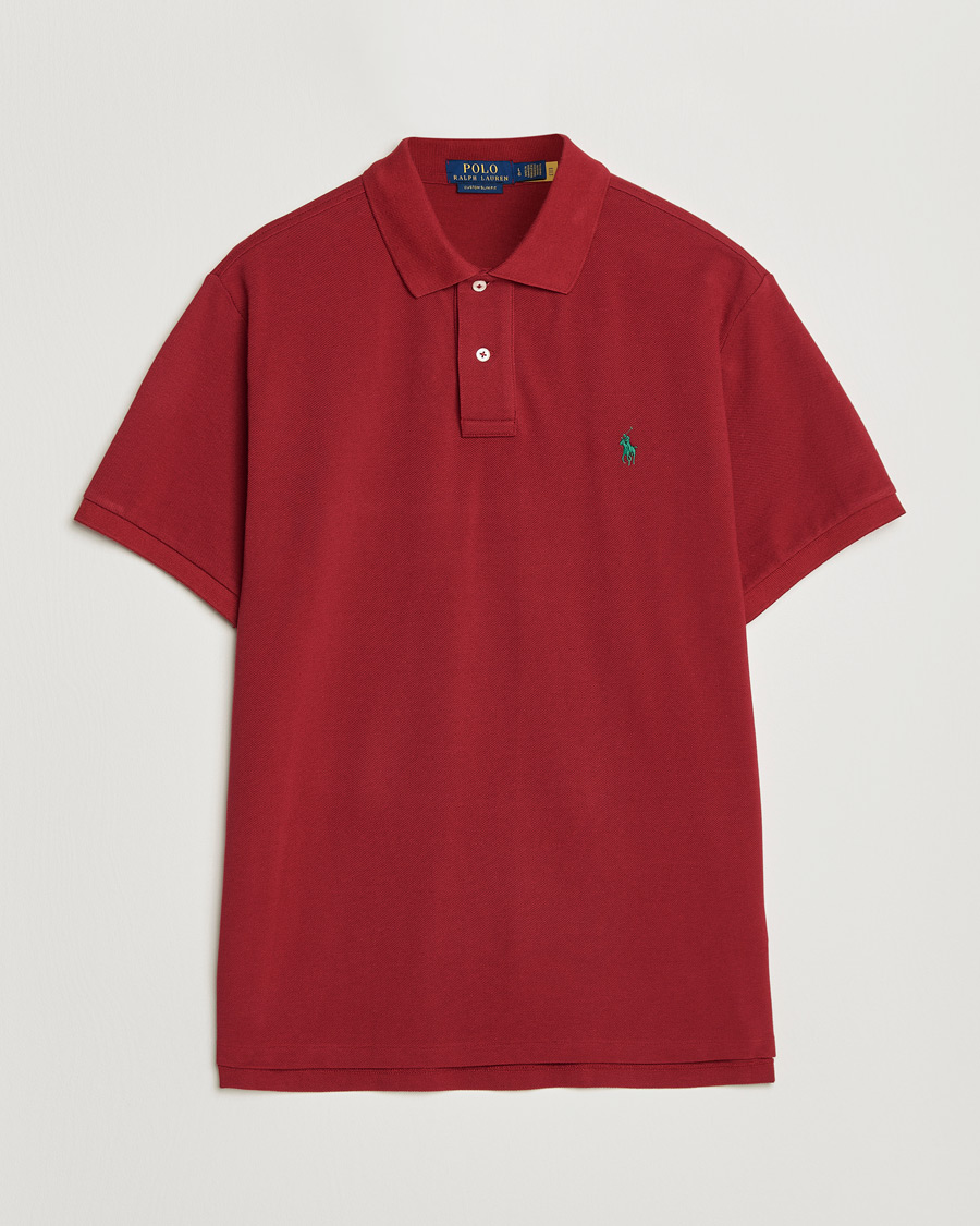 Herre | Polotrøjer | Polo Ralph Lauren | Custom Slim Fit Polo Heritage Red