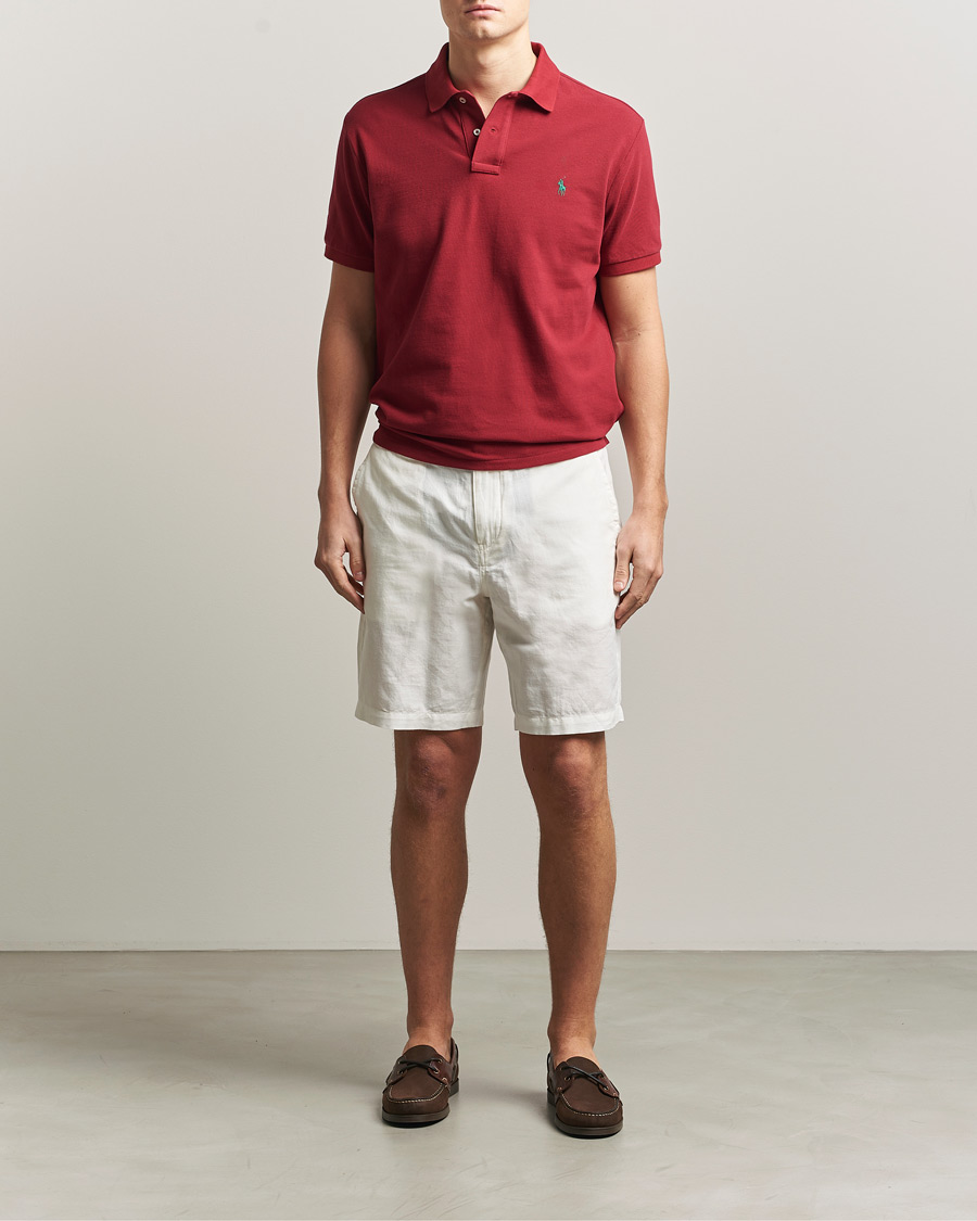 Herre | Polotrøjer | Polo Ralph Lauren | Custom Slim Fit Polo Heritage Red