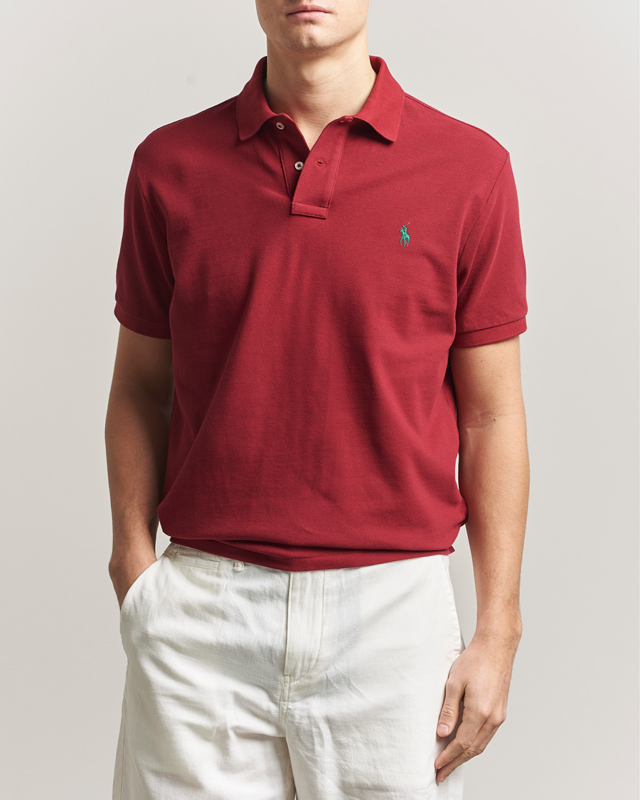 Herre | Polotrøjer | Polo Ralph Lauren | Custom Slim Fit Polo Heritage Red