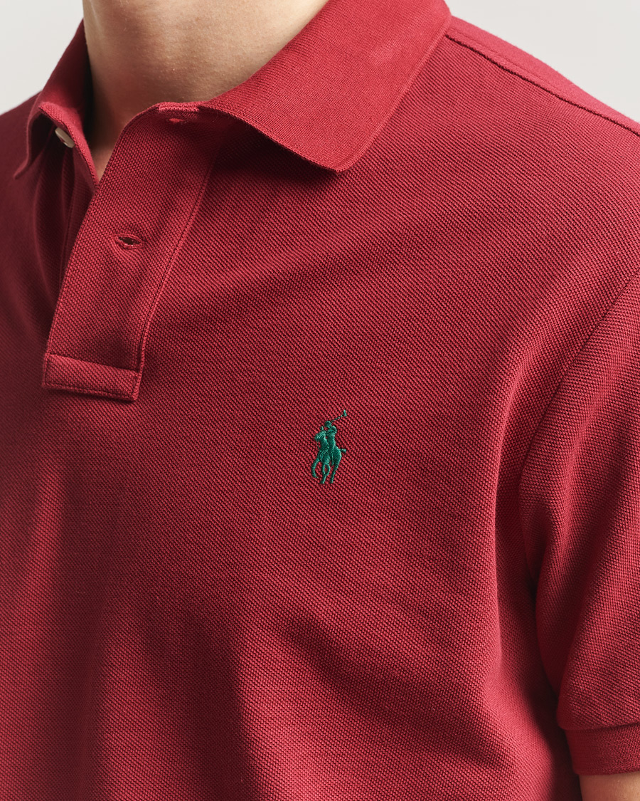 Herre | Polotrøjer | Polo Ralph Lauren | Custom Slim Fit Polo Heritage Red