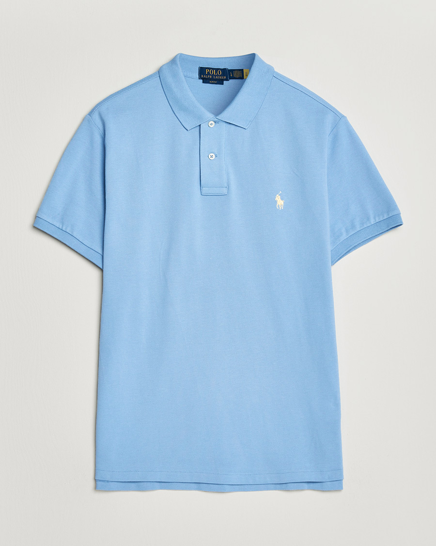 Herre | Polotrøjer | Polo Ralph Lauren | Slim Fit Polo Bristol Blue