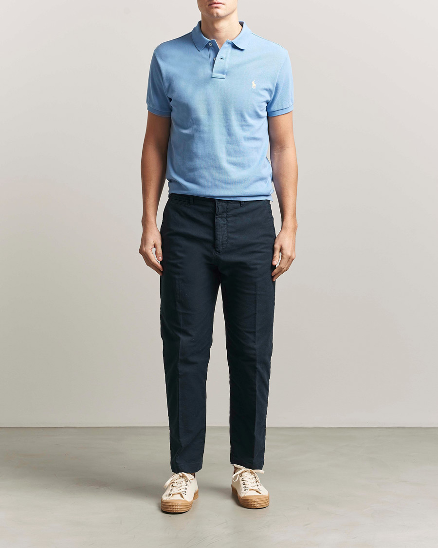 Herre | Polotrøjer | Polo Ralph Lauren | Slim Fit Polo Bristol Blue