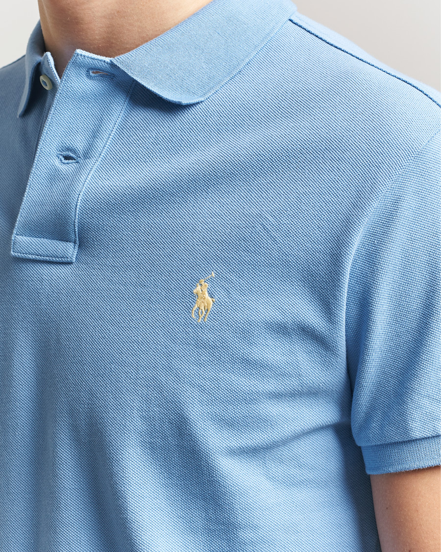Herre | Polotrøjer | Polo Ralph Lauren | Slim Fit Polo Bristol Blue