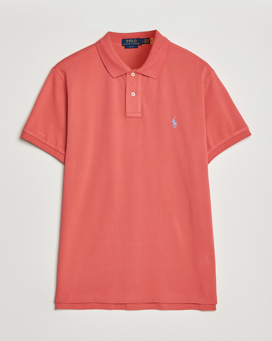 Herre | Polotrøjer | Polo Ralph Lauren | Slim Fit Polo Red Sky