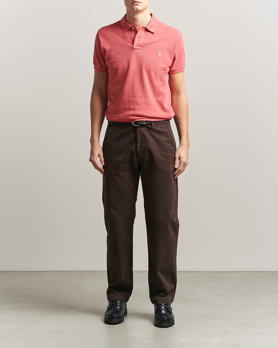 Herre | Polotrøjer | Polo Ralph Lauren | Slim Fit Polo Red Sky