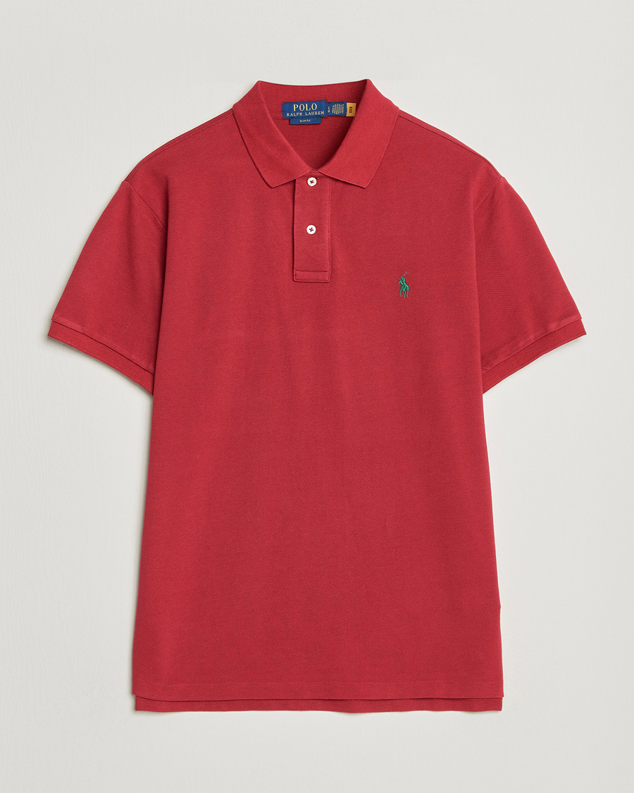 Herre | Polotrøjer | Polo Ralph Lauren | Slim Fit Polo Heritage Red