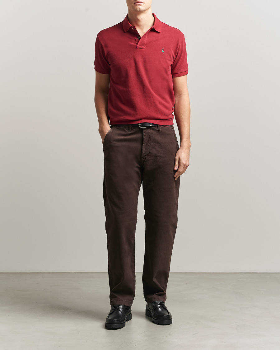 Herre | Polotrøjer | Polo Ralph Lauren | Slim Fit Polo Heritage Red