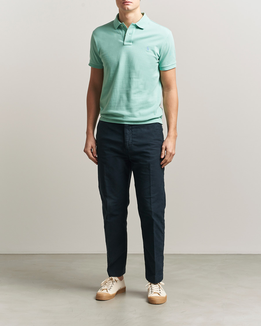 Herre | Polotrøjer | Polo Ralph Lauren | Slim Fit Polo Celadon
