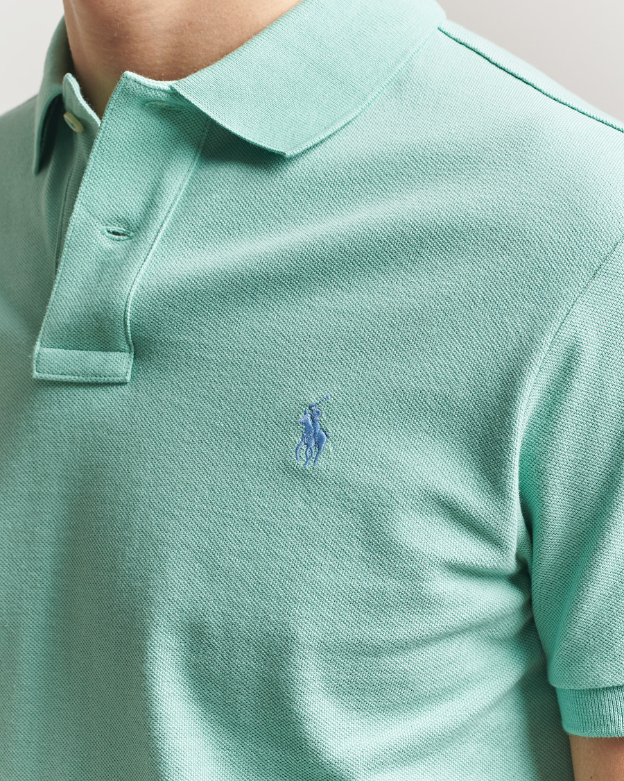 Herre | Polotrøjer | Polo Ralph Lauren | Slim Fit Polo Celadon