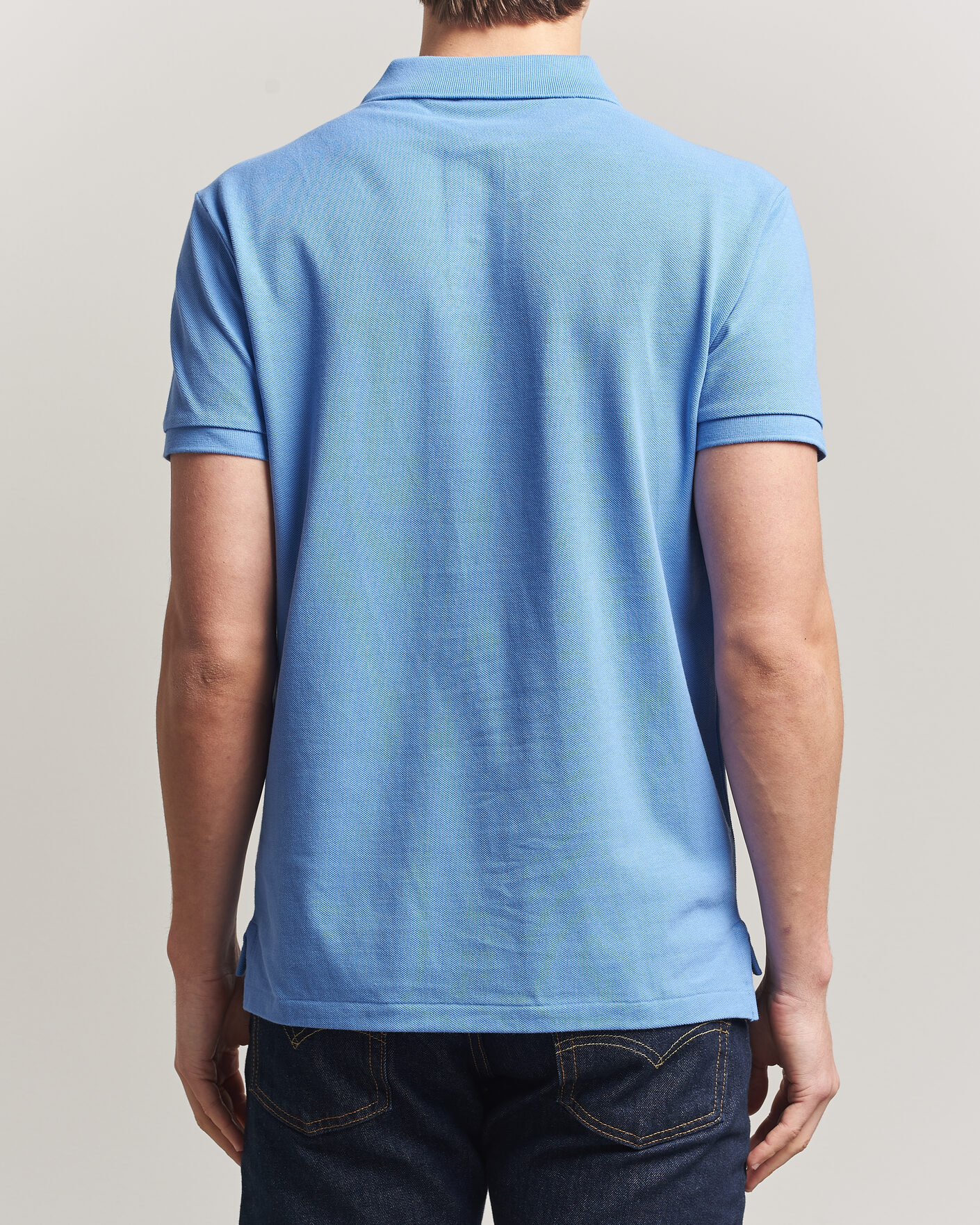 Herre | Polotrøjer | Polo Ralph Lauren | Slim Fit Polo Harbour Island Blue