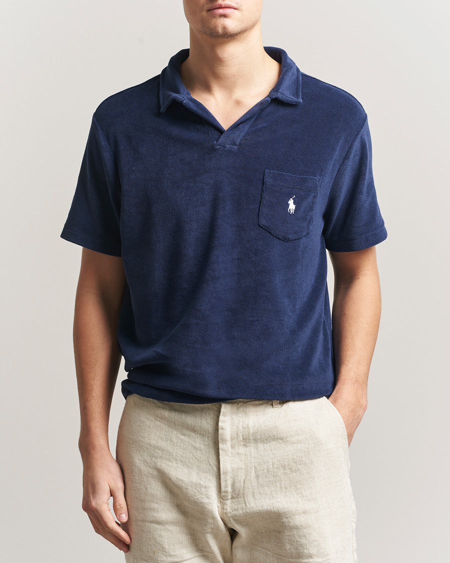 Herre | Polotrøjer | Polo Ralph Lauren | Cotton Terry Polo Newport Navy