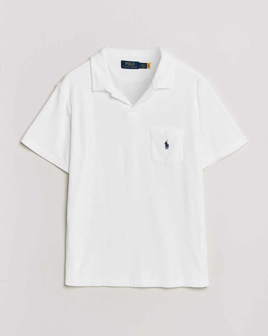 Herre | Polotrøjer | Polo Ralph Lauren | Cotton Terry Polo White
