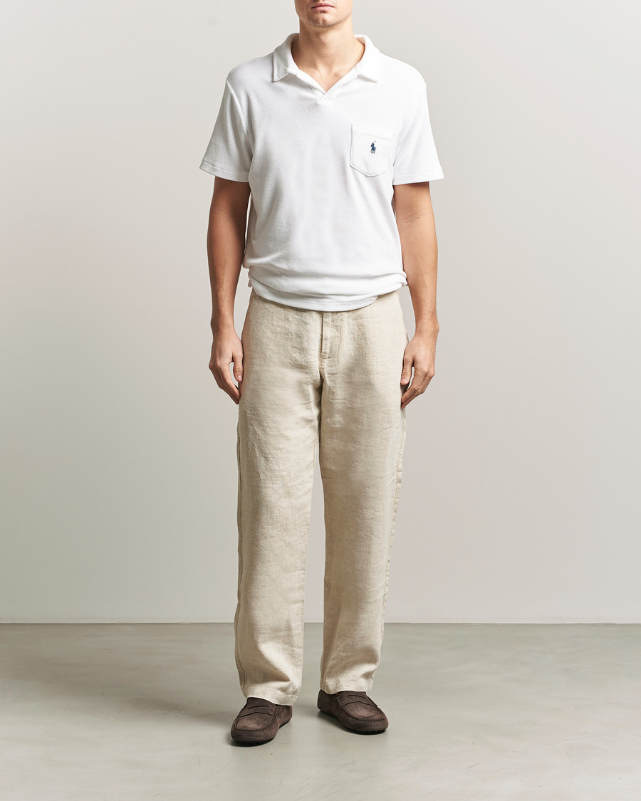 Herre | Polotrøjer | Polo Ralph Lauren | Cotton Terry Polo White