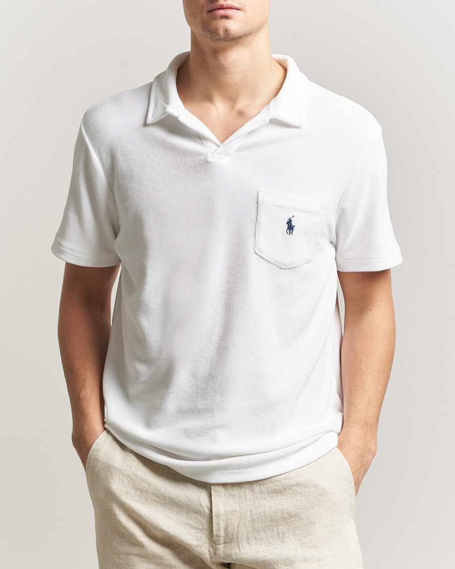Herre | Polotrøjer | Polo Ralph Lauren | Cotton Terry Polo White