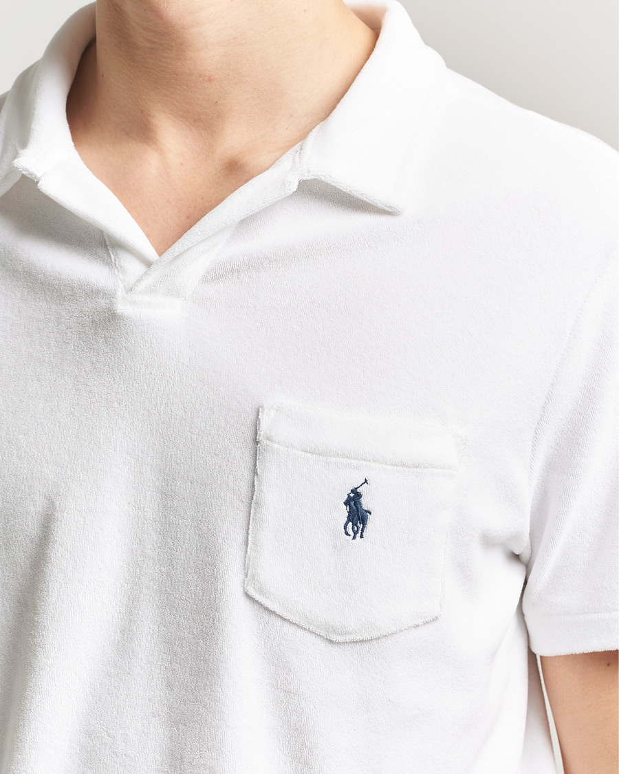 Herre | Polotrøjer | Polo Ralph Lauren | Cotton Terry Polo White