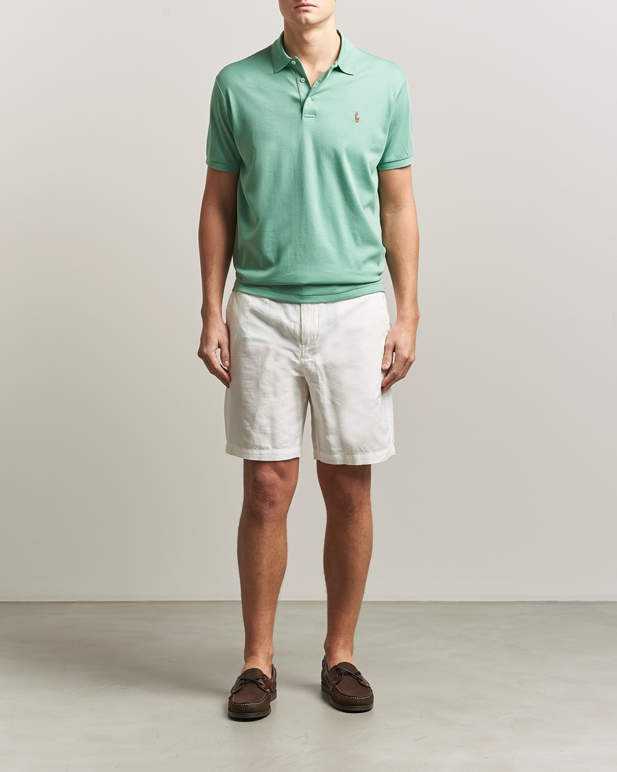 Herre | Polotrøjer | Polo Ralph Lauren | Luxury Pima Cotton Polo Faded Mint