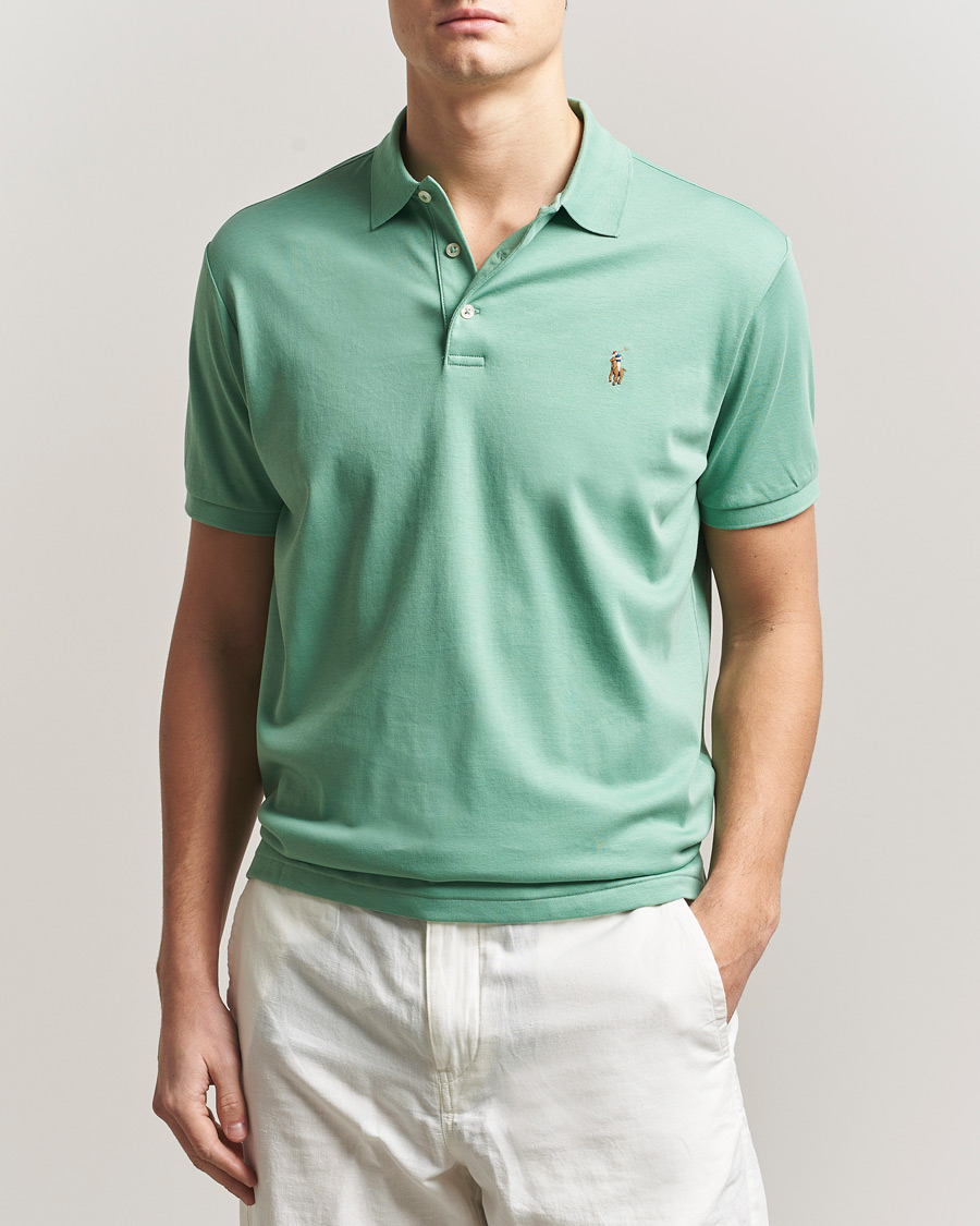 Herre | Polotrøjer | Polo Ralph Lauren | Luxury Pima Cotton Polo Faded Mint