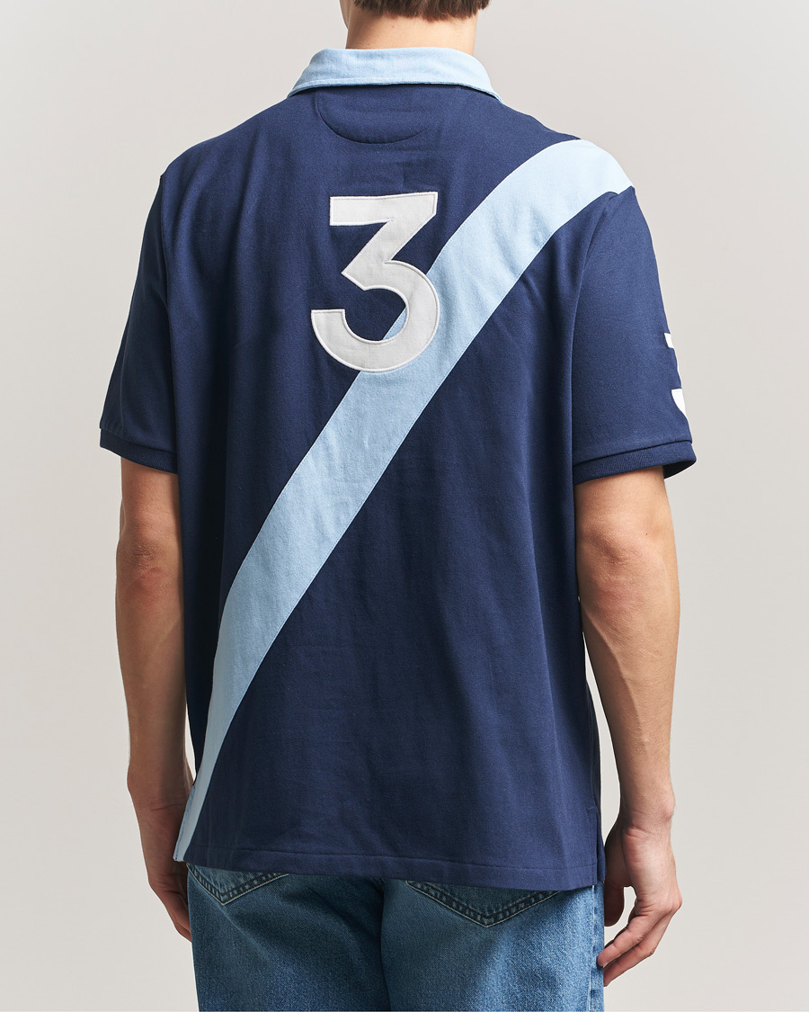 Herre | Polotrøjer | Polo Ralph Lauren | Diagonal Striped Polo Newport Navy