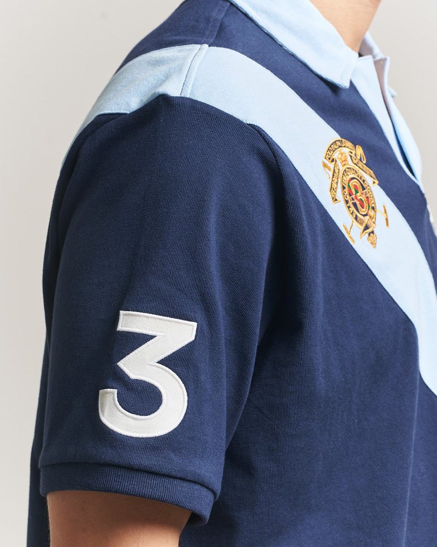 Herre | Polotrøjer | Polo Ralph Lauren | Diagonal Striped Polo Newport Navy