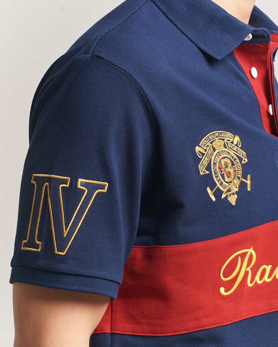 Herre | Polotrøjer | Polo Ralph Lauren | Block Striped Polo Newport Navy