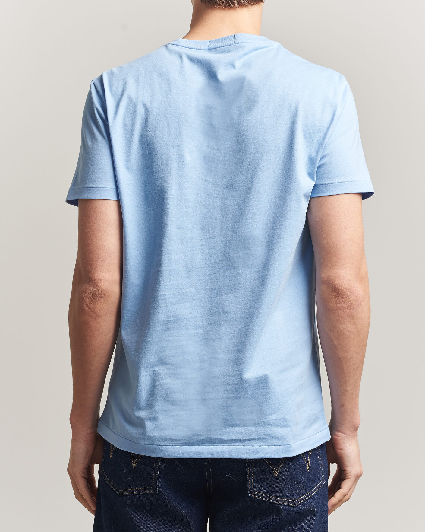 Herre | T-Shirts | Polo Ralph Lauren | Jersey Bear T-Shirt Austin Blue