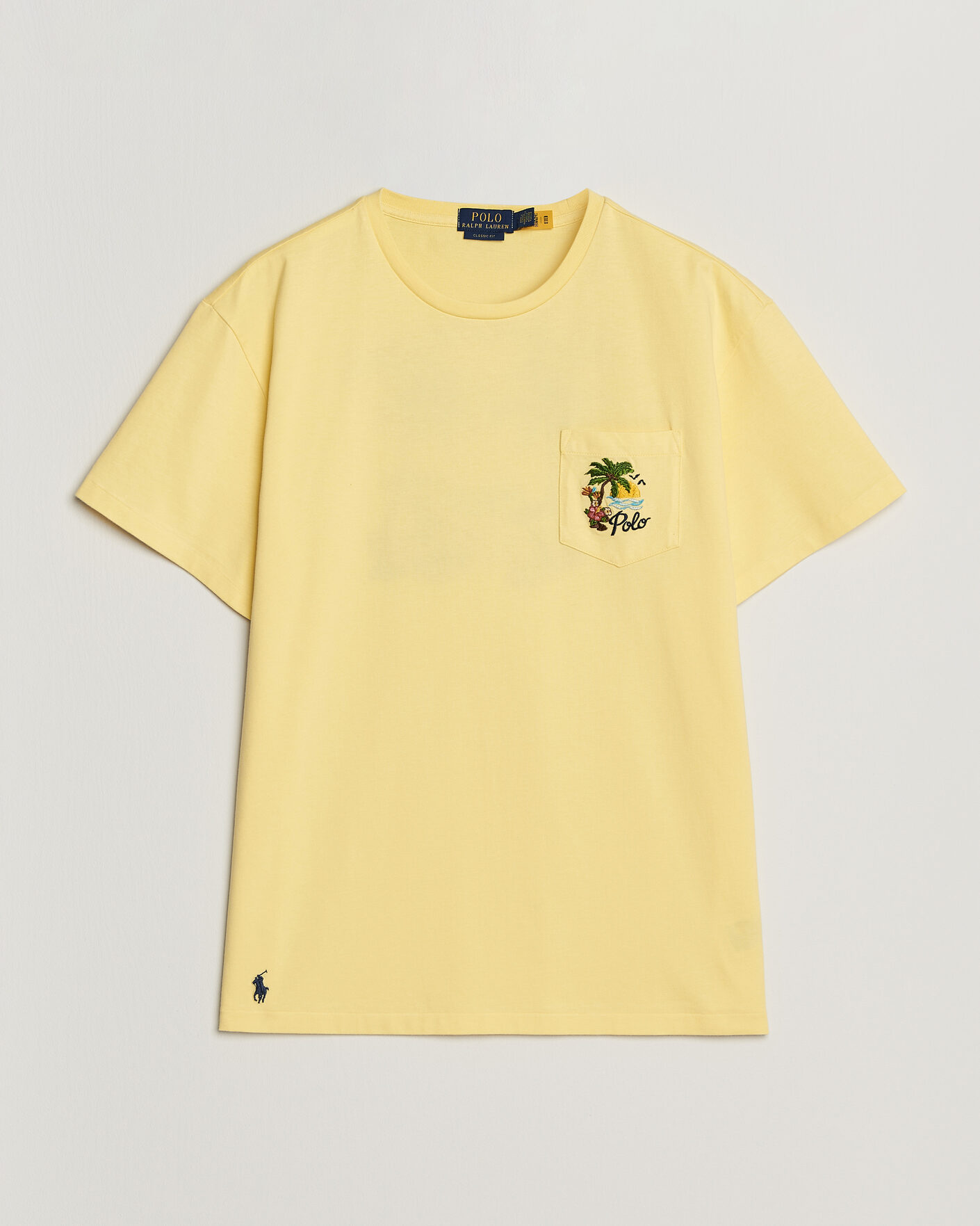 Herre | T-Shirts | Polo Ralph Lauren | Jersey Printed T-Shirt Resort Gold