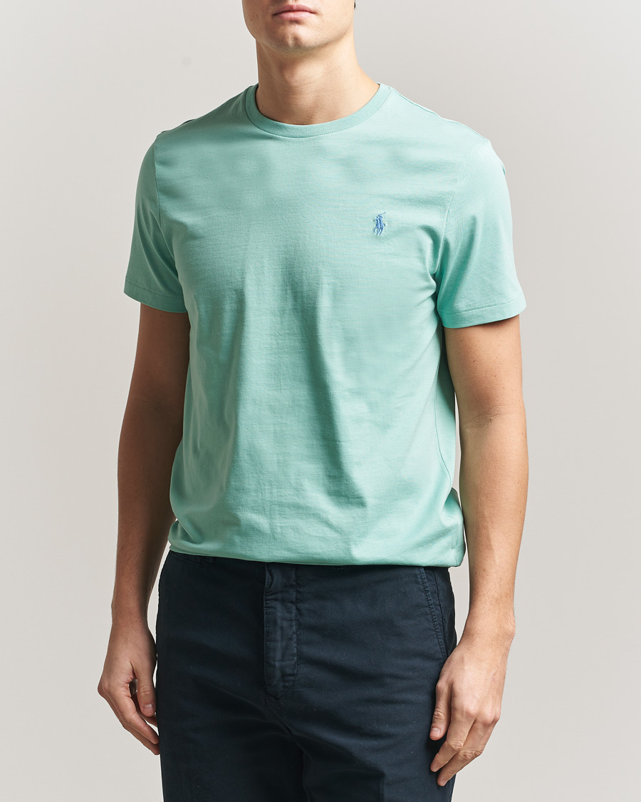 Herre | T-Shirts | Polo Ralph Lauren | Crew Neck T-Shirt Celadon