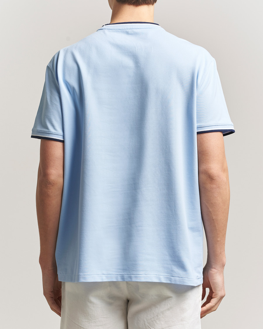 Herre | T-Shirts | Polo Ralph Lauren | Mesh Polo T-Shirt Office Blue