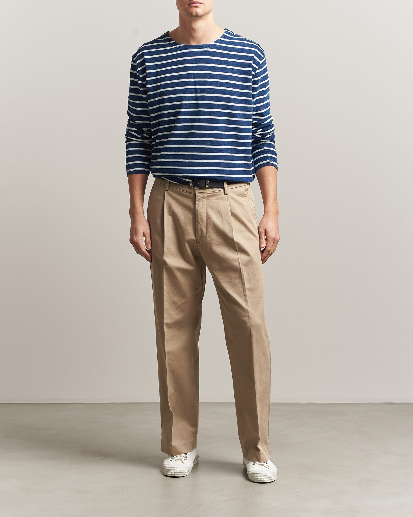 Herre | T-Shirts | Polo Ralph Lauren | Long Sleeve Jersey T-Shirt Dark Indigo