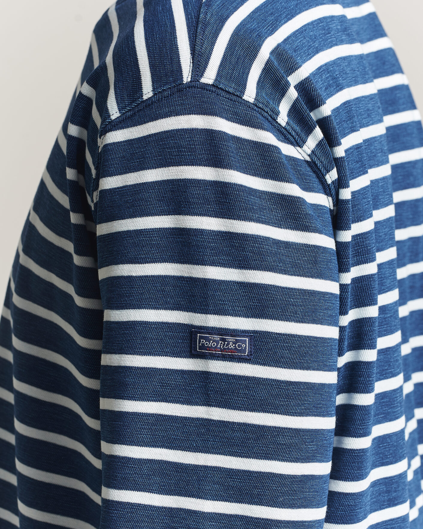 Herre | T-Shirts | Polo Ralph Lauren | Long Sleeve Jersey T-Shirt Dark Indigo