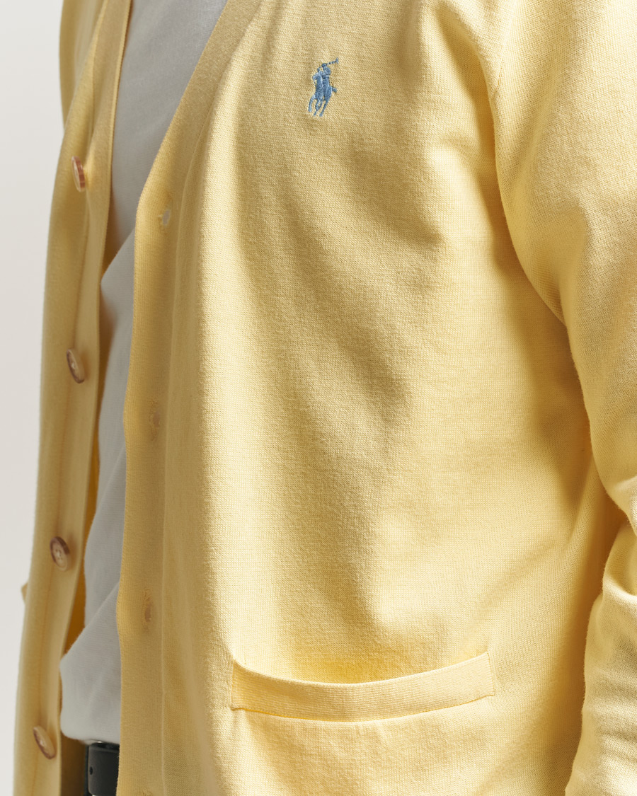 Herre | Trøjer | Polo Ralph Lauren | Cotton Cardigan Wicket Yellow