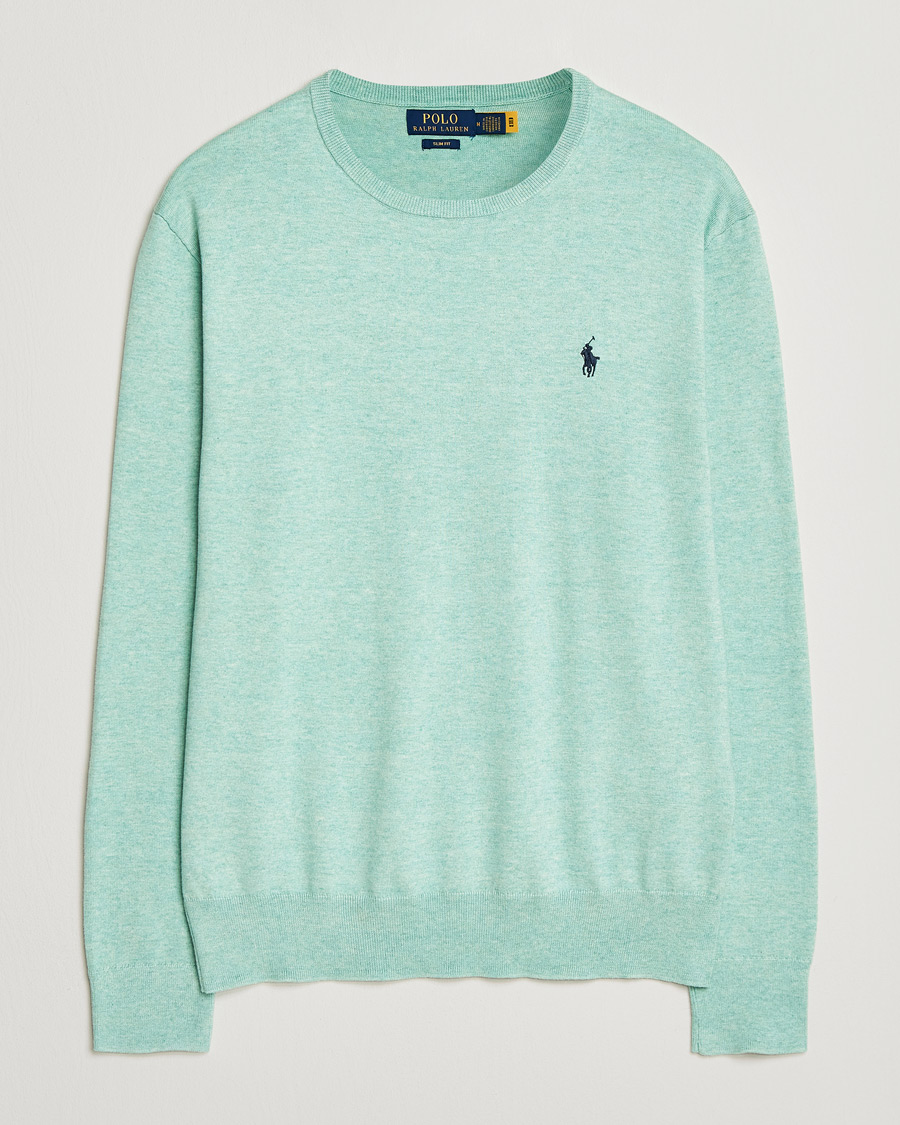 Herre | Trøjer | Polo Ralph Lauren | Cotton Crew Neck Sweater Green Heather