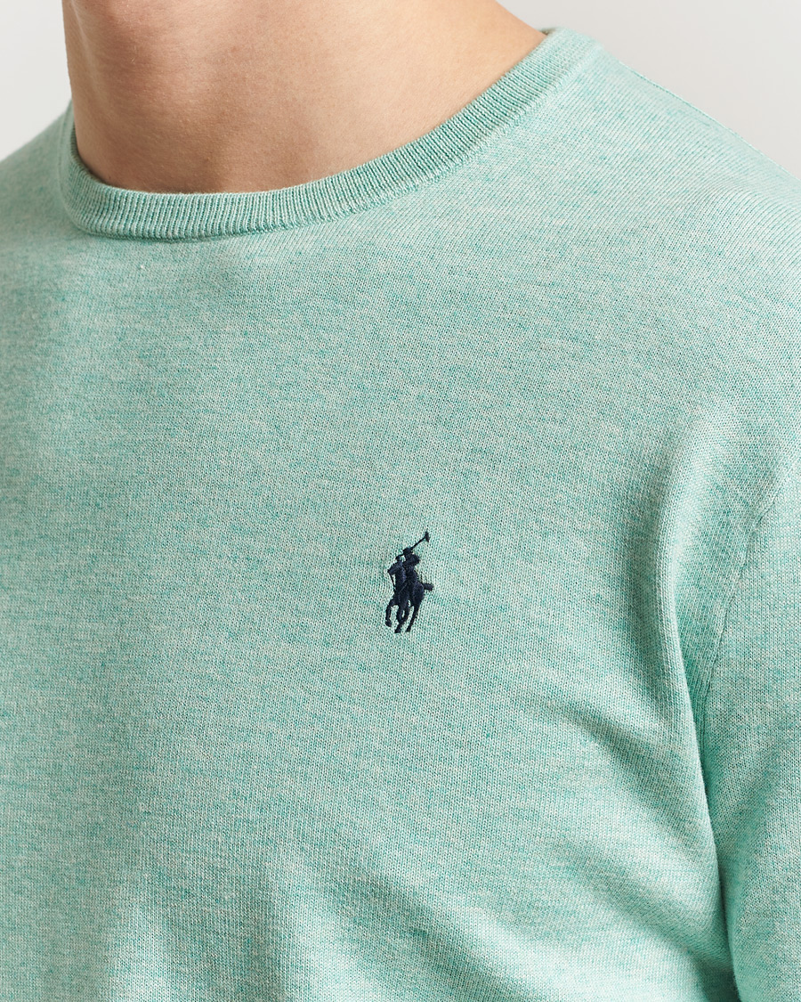 Herre | Trøjer | Polo Ralph Lauren | Cotton Crew Neck Sweater Green Heather