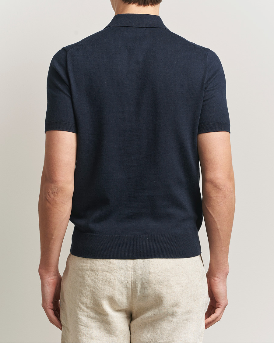 Herre | Polotrøjer | Polo Ralph Lauren | Knitted Short Sleeve Polo Hunter Navy