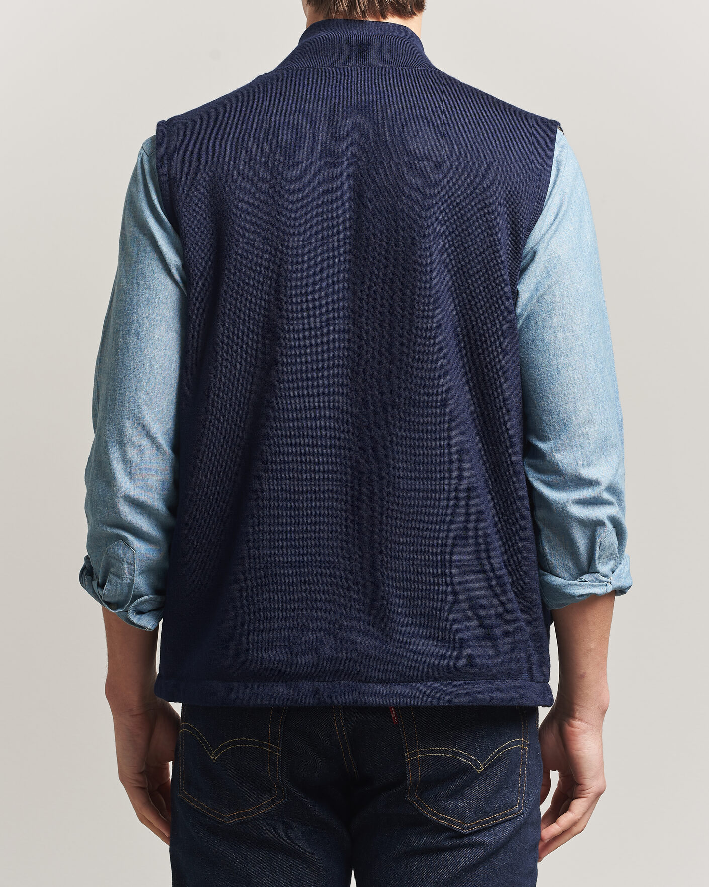 Herre | Trøjer | Polo Ralph Lauren | Wool Blend Vest Navy Combo
