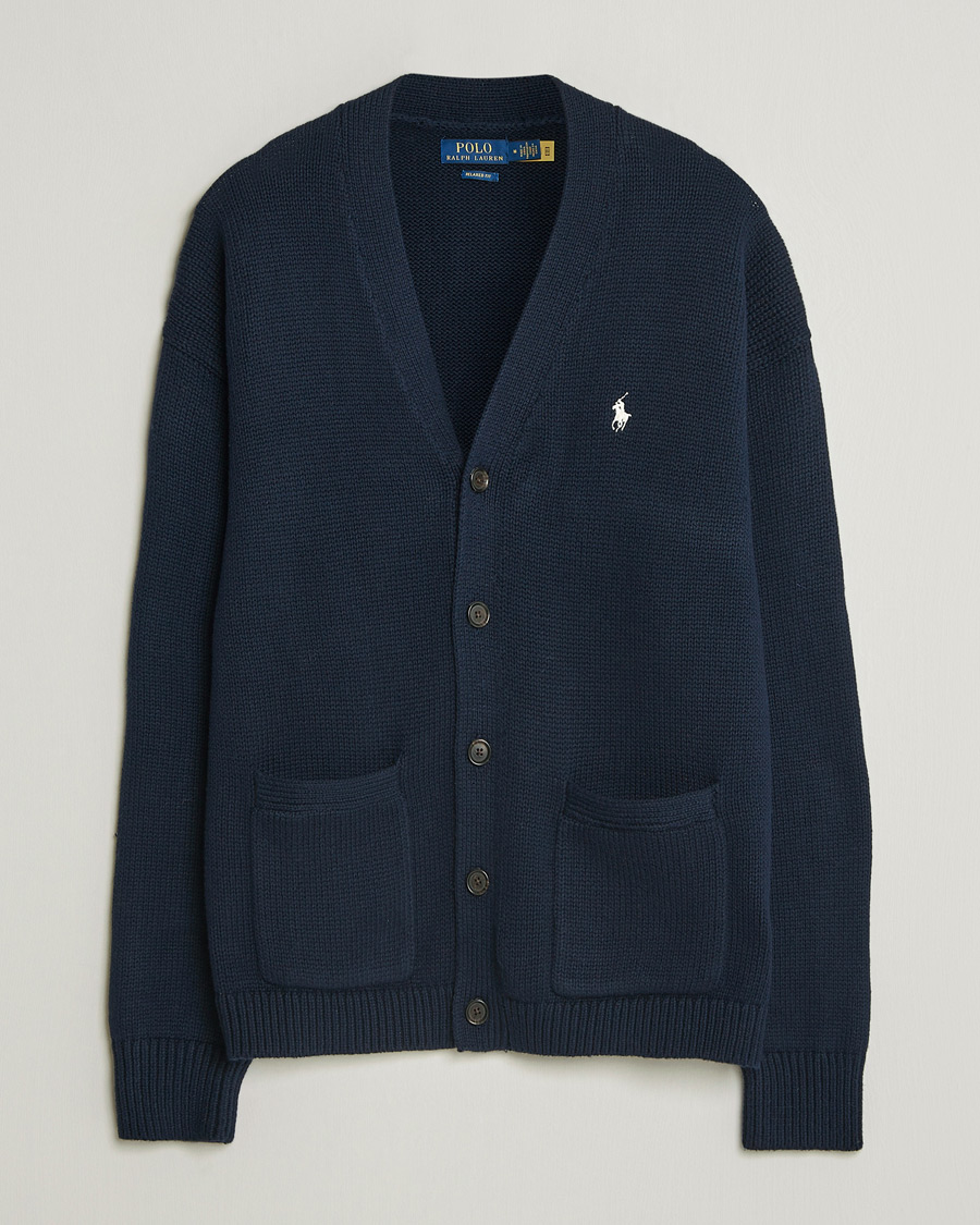 Herre | Trøjer | Polo Ralph Lauren | Cotton Cardigan Hunter Navy