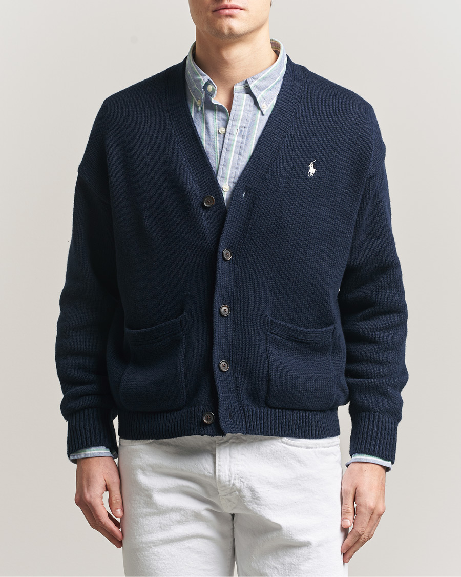 Herre | Trøjer | Polo Ralph Lauren | Cotton Cardigan Hunter Navy