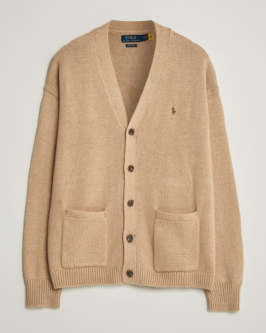 Herre | Trøjer | Polo Ralph Lauren | Cotton Cardigan Camel Melange