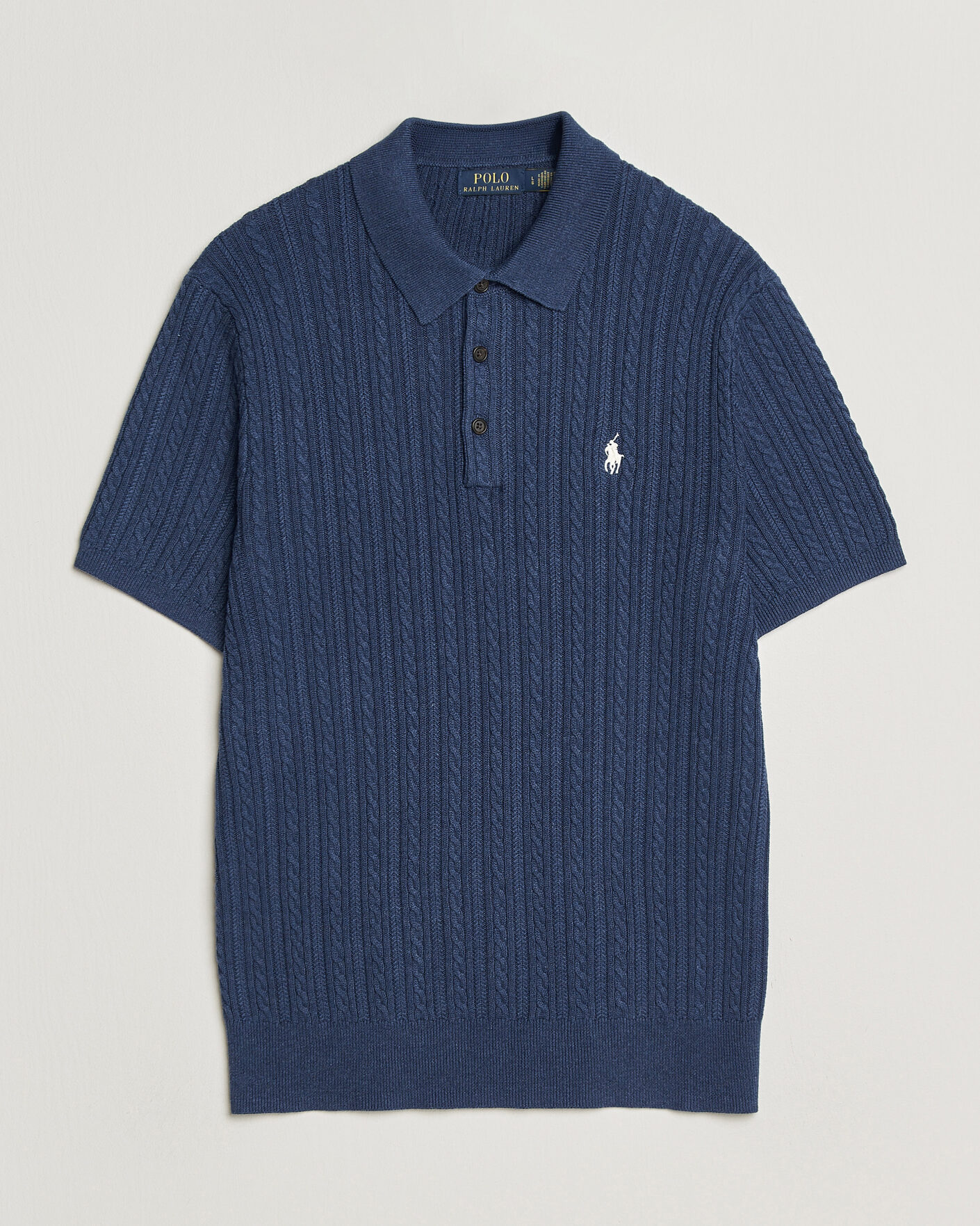 Herre | Polotrøjer | Polo Ralph Lauren | Cotton Polo Rustic Navy Heather